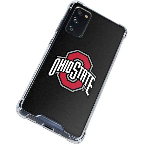 Ohio State University OSU Buckeyes Black Galaxy S20 FE Clear Case